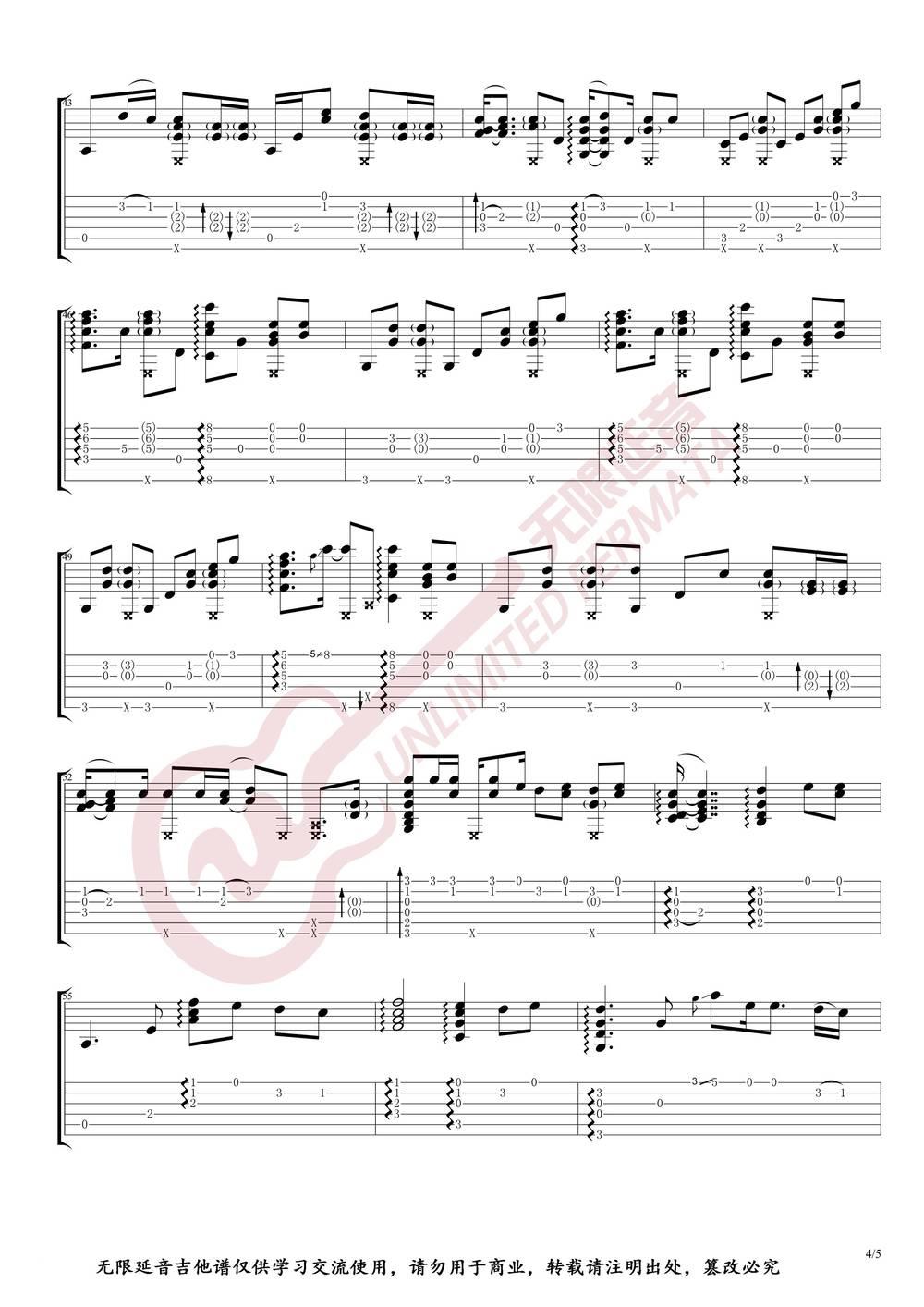 《One Call Away》吉他谱
